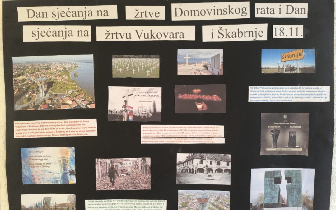 Dan sjećanja na žrtvu Vukovara i Škabrnje/Дан сећања на жртву Вуковара и Шкабрње