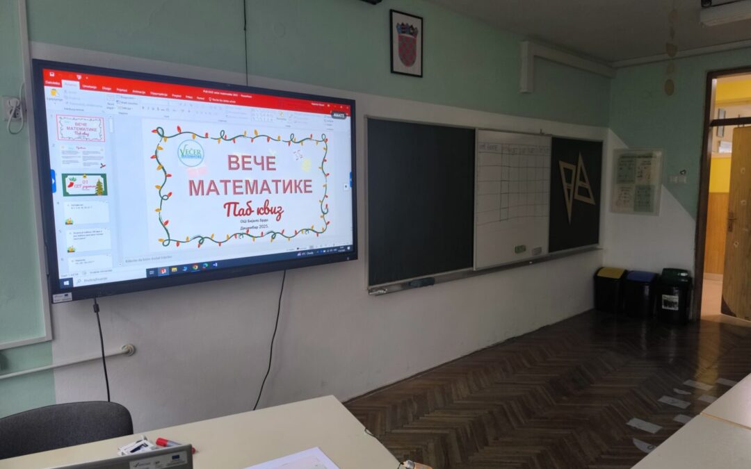 Večer matematike obilježena pub kvizom/Вече математике обележено паб квизом